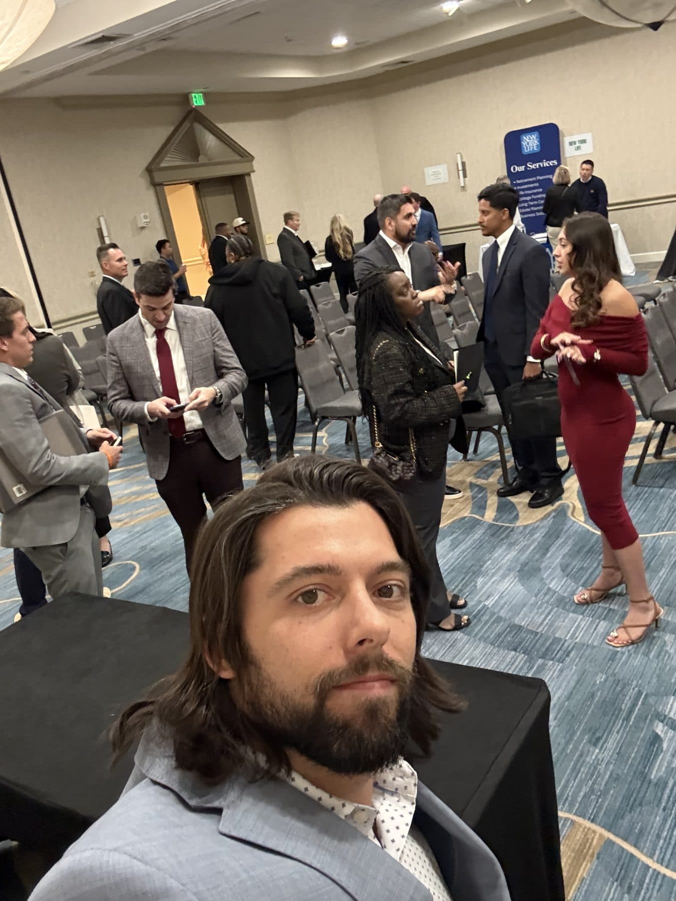 Anthony Buck at a professional networking event